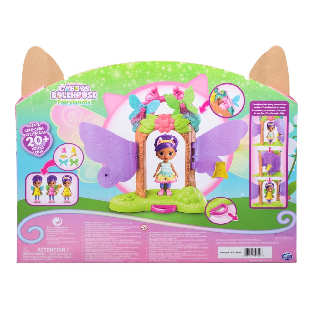 Set de joaca, Gabbys Dollhouse Fairylandia, Fairy Magic Reveal, 6075629