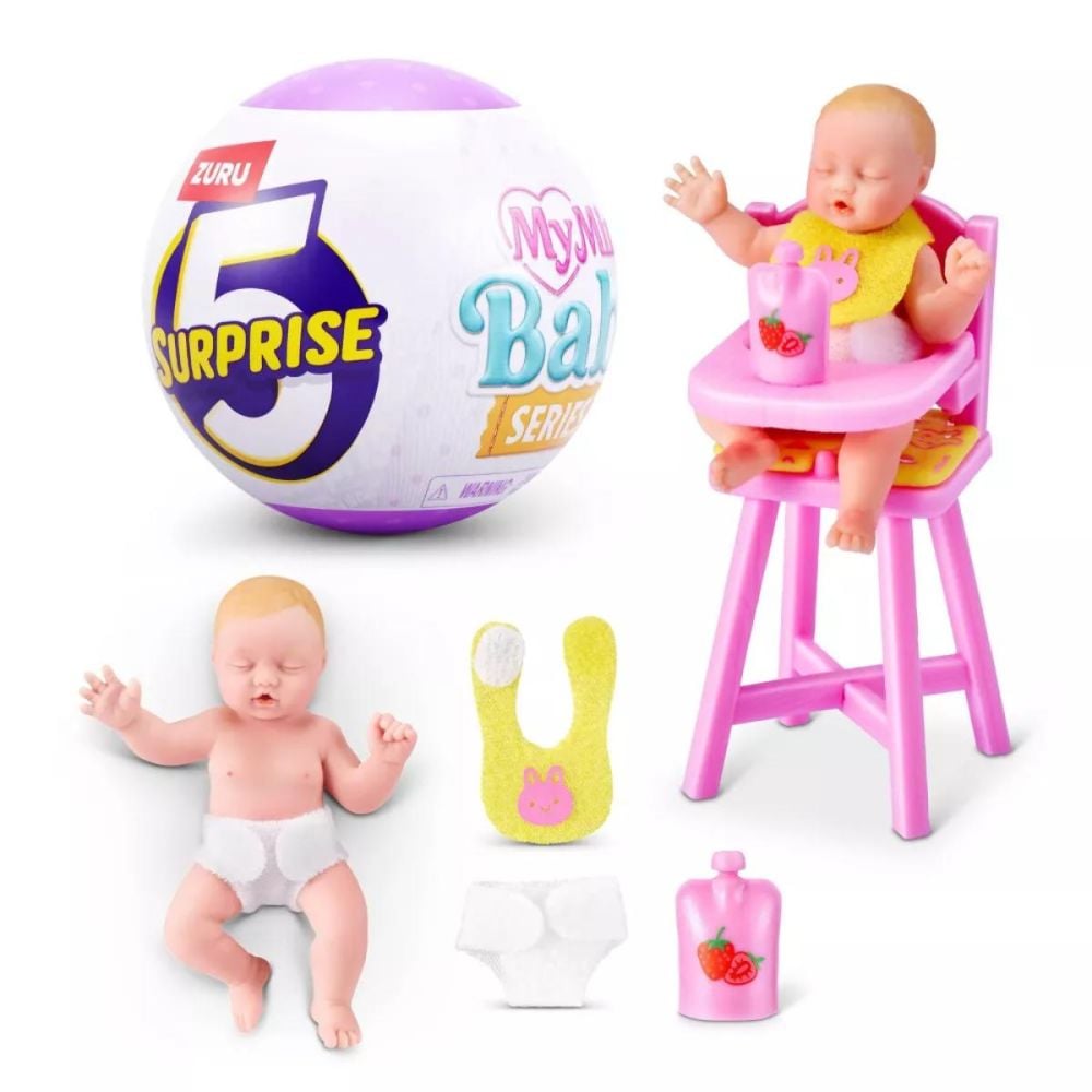 Bila cu figurina surpriza, Mini Brands, 5 Surprise, My Baby, S2
