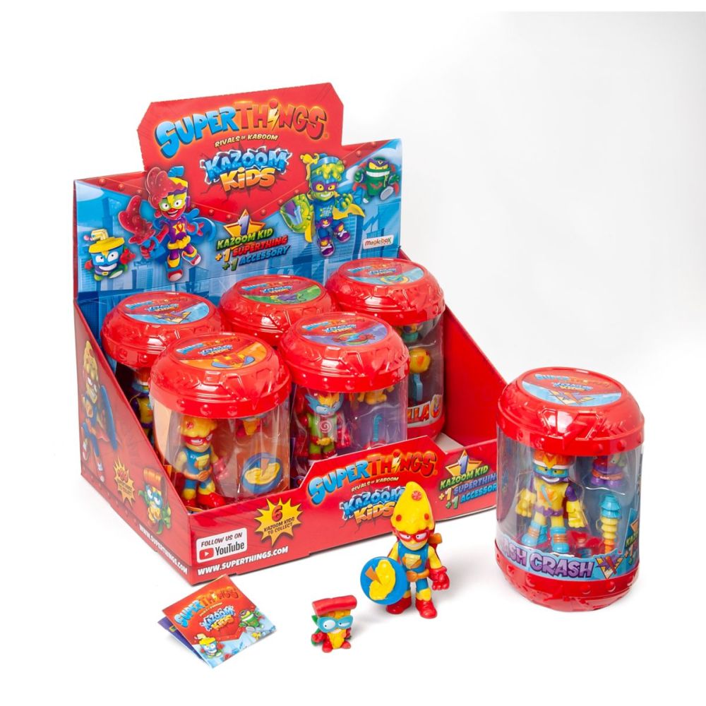 Set 2 figurine si accesoriu, SuperThings, Kazoom Kids