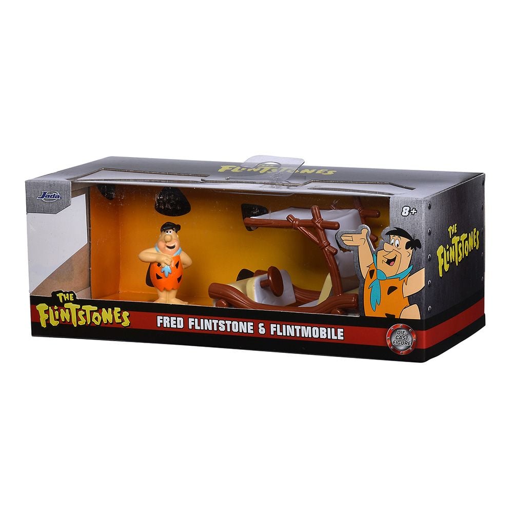 Figurina metalica, Jada, Fred Flintstone si Flintmobill 1:32