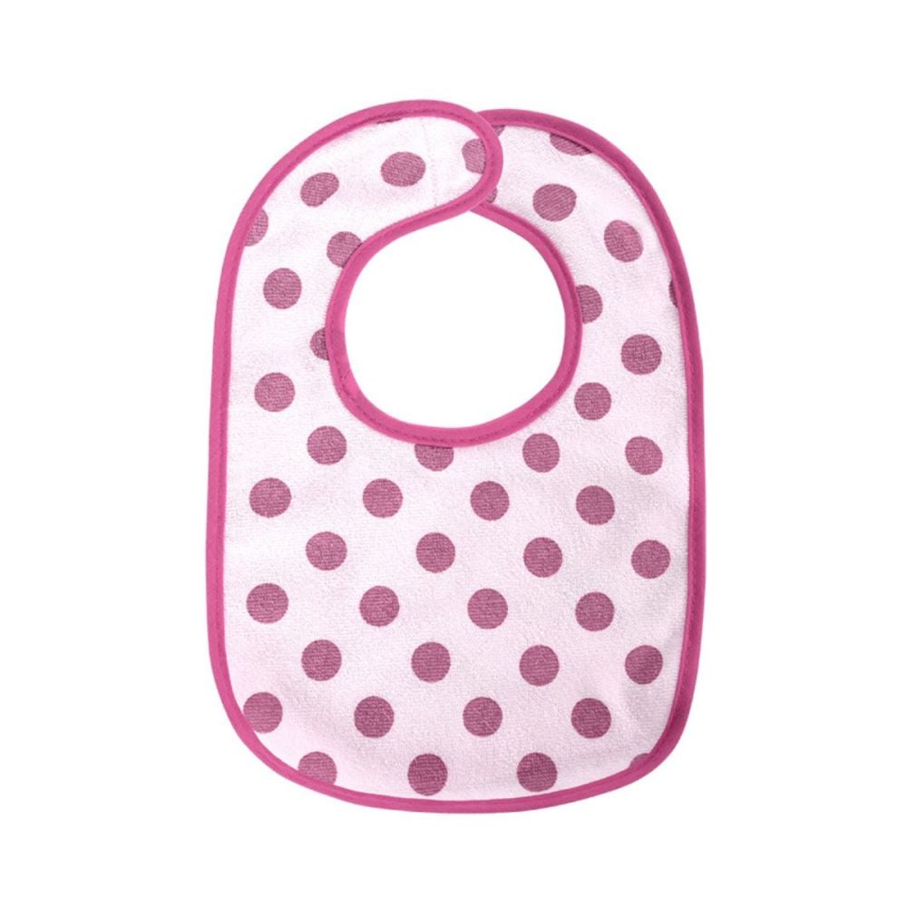 Set 7 bavete, Lorelli, bumbac si peva, 30 x 19 cm, inchidere cu banda velcro