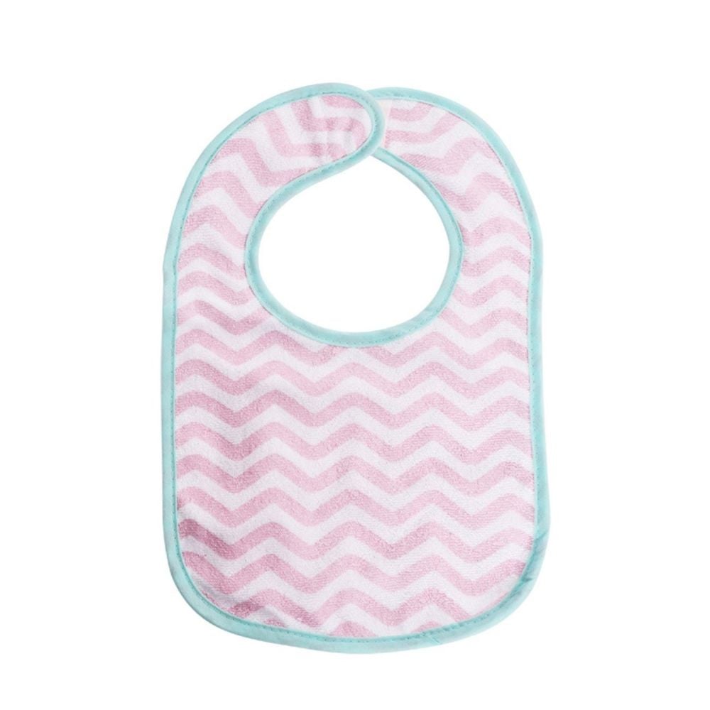 Set 7 bavete, Lorelli, bumbac si peva, 30 x 19 cm, inchidere cu banda velcro