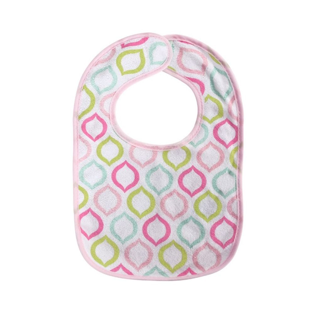 Set 7 bavete, Lorelli, bumbac si peva, 30 x 19 cm, inchidere cu banda velcro