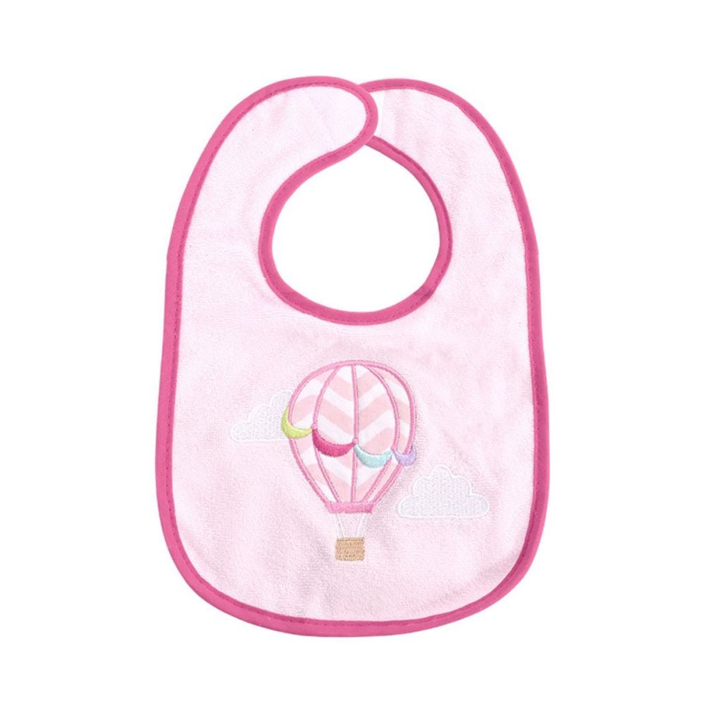 Set 7 bavete, Lorelli, bumbac si peva, 30 x 19 cm, inchidere cu banda velcro