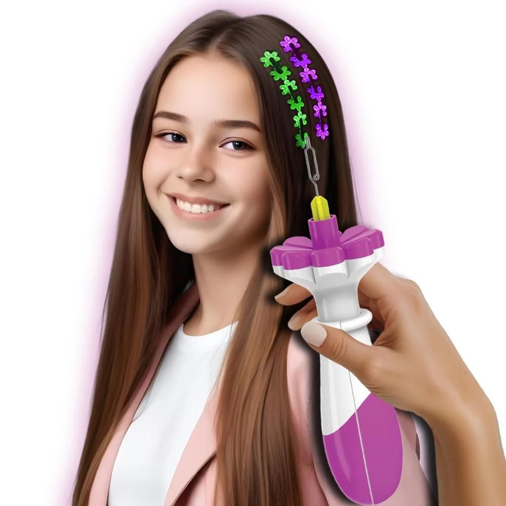 Set accesorii pentru par si dispozitiv, Fashion Time, Locksy Locks