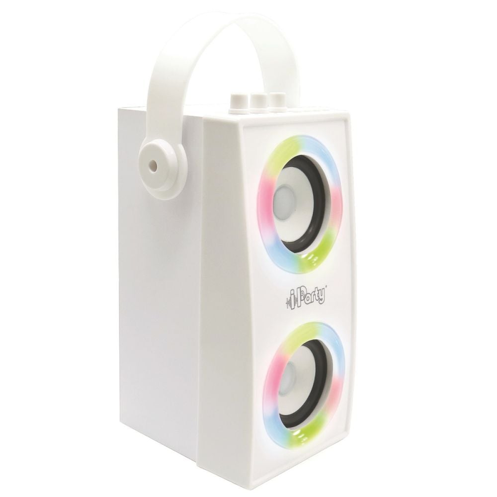 Boxa portabila cu microfon si efecte de lumini, Lexibook, iParty
