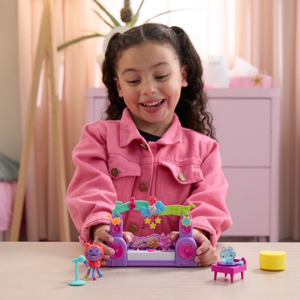 Set de joaca cu figurine, Gabbys Dollhouse, Paw-some Party Story, 12 piese, 6074118
