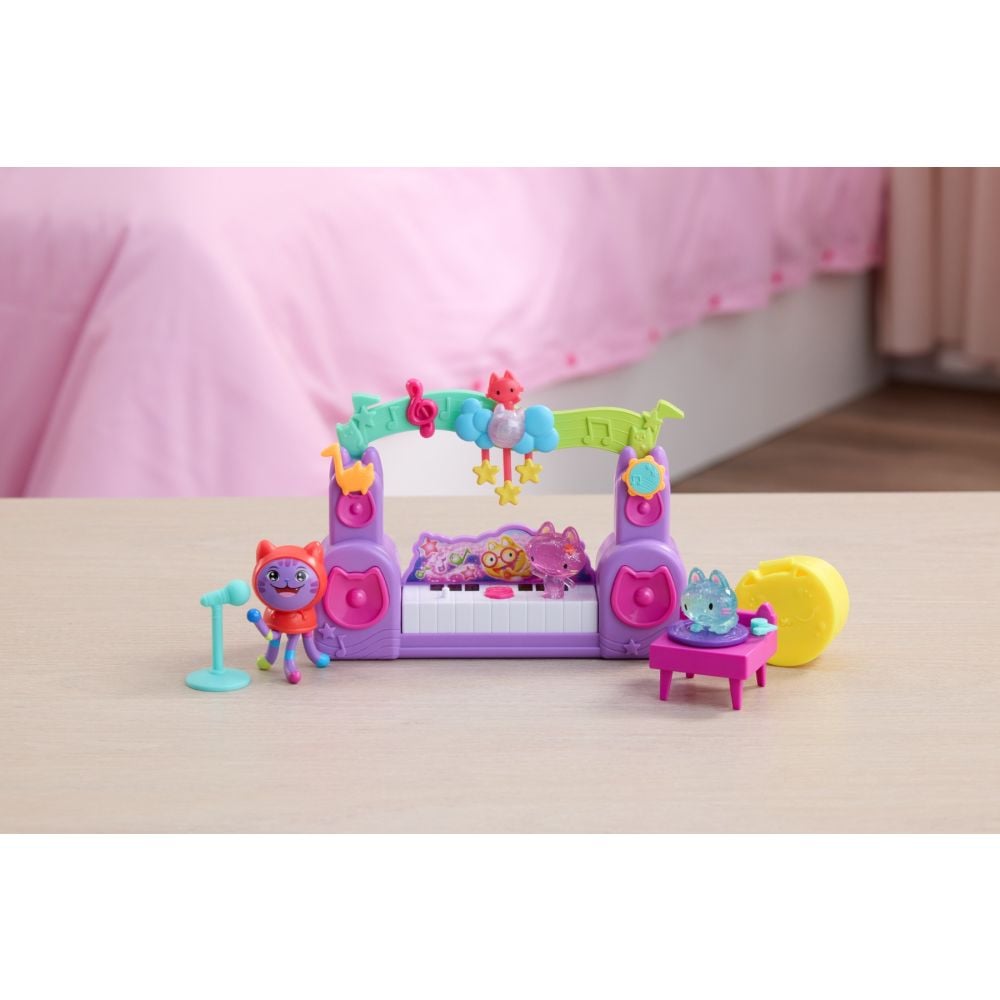 Set de joaca cu figurine, Gabbys Dollhouse, Paw-some Party Story, 12 piese, 6074118