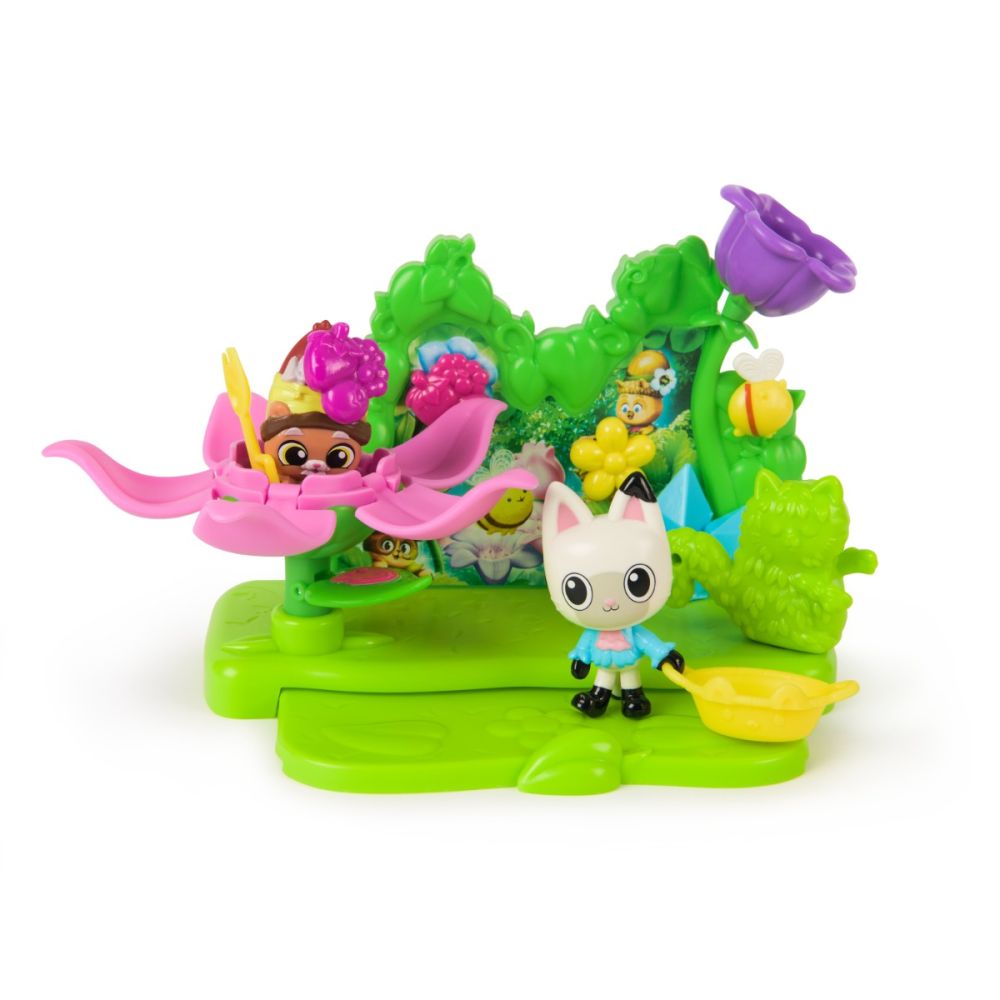 Set de joaca cu figurine, Gabbys Dollhouse, Garden Story, 12 piese, 6074117