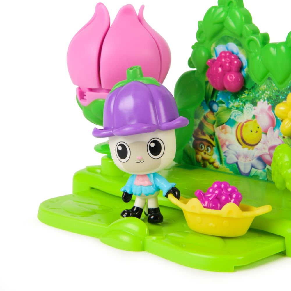 Set de joaca cu figurine, Gabbys Dollhouse, Garden Story, 12 piese, 6074117