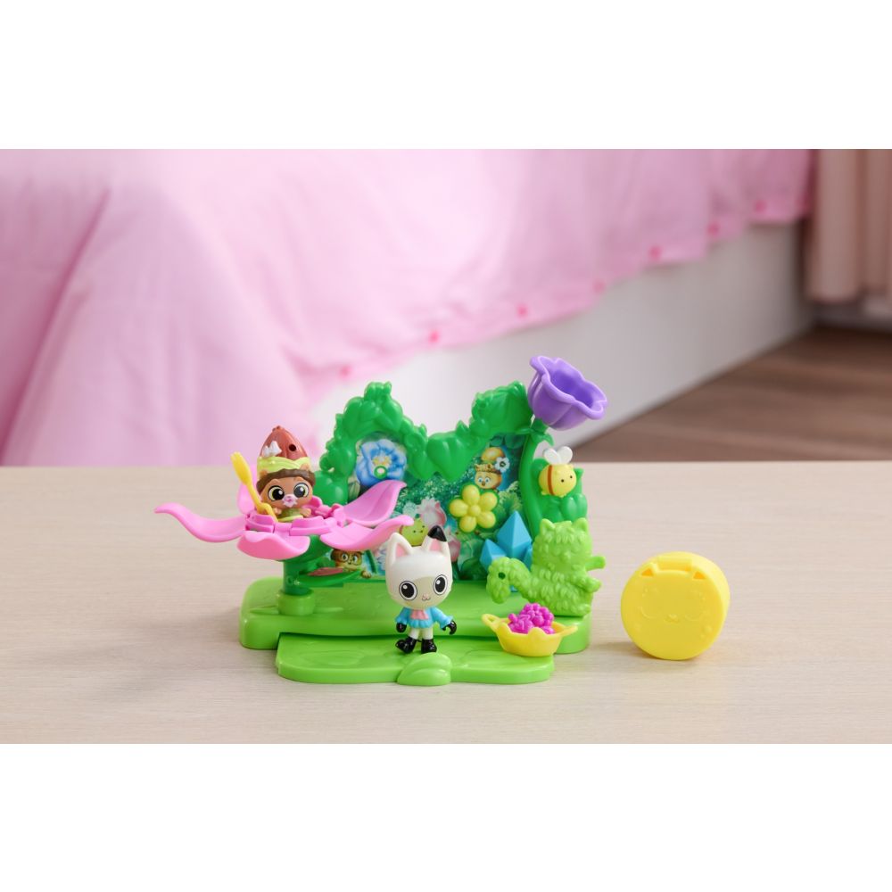 Set de joaca cu figurine, Gabbys Dollhouse, Garden Story, 12 piese, 6074117