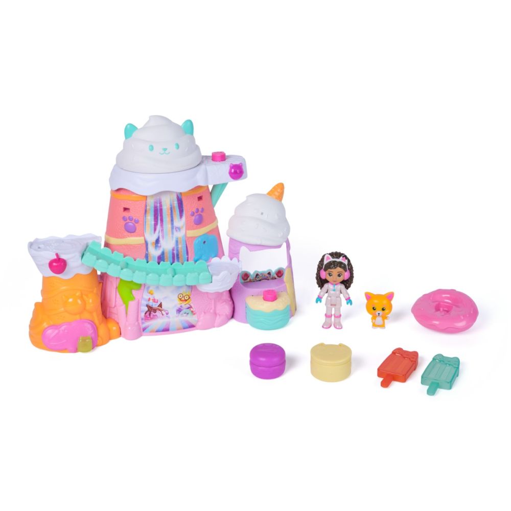 Set de joaca cu figurine, Gabbys Dollhouse, Sweet Treat Mountain