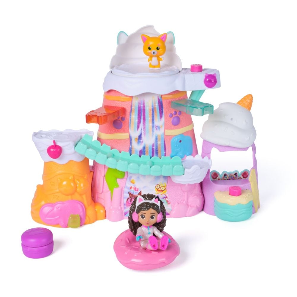 Set de joaca cu figurine, Gabbys Dollhouse, Sweet Treat Mountain, 6074119