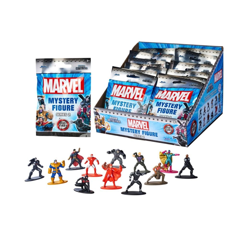 Figurina din metal surpriza, Jada, Nano Marvel, 4 cm