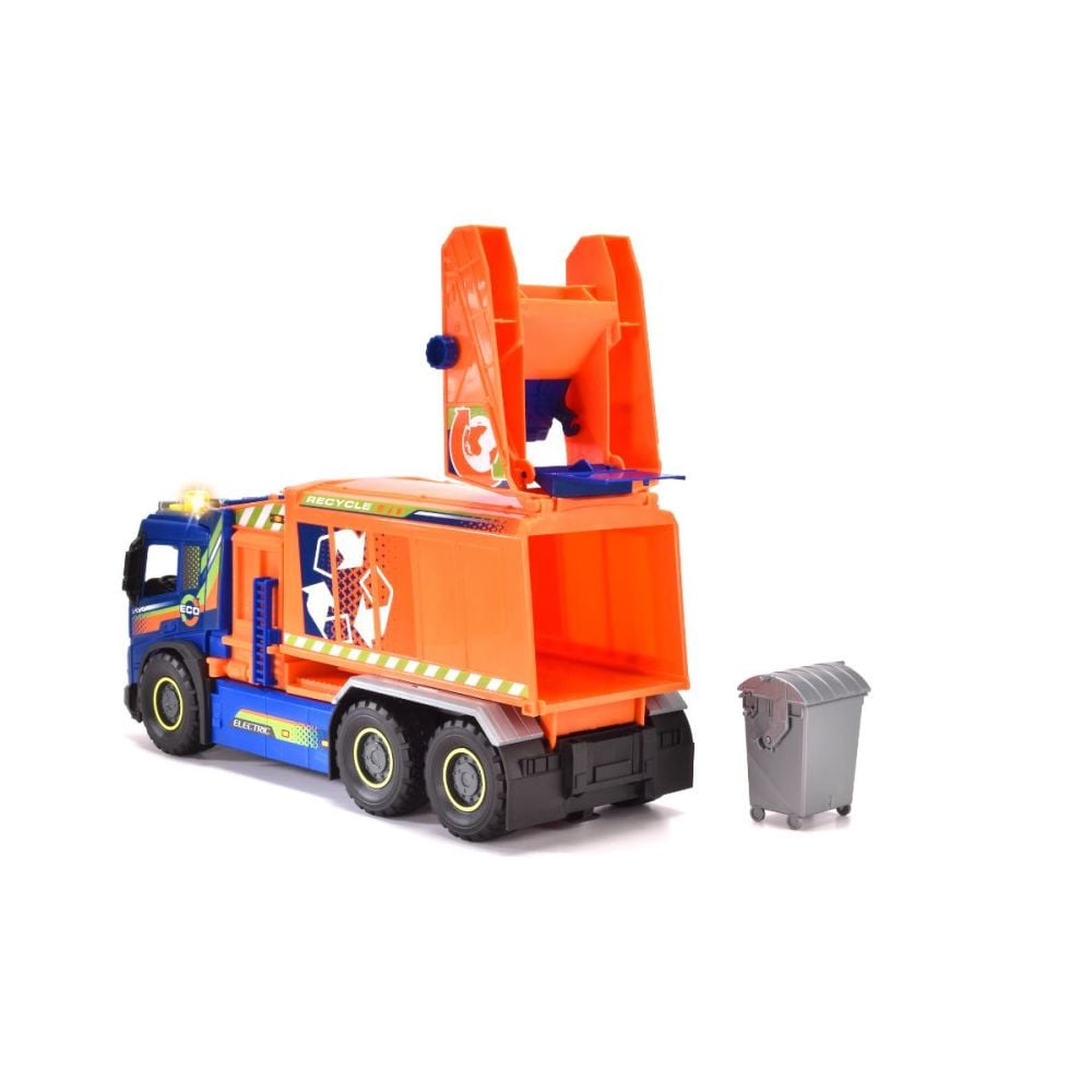 Masina de salubritate cu lumini si sunete, Dickie, Giant Garbage, Volvo