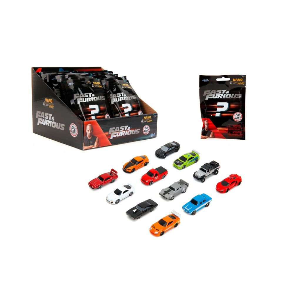Masina din metal surpriza, Jada, Nano Hollywood Rides, Fast And