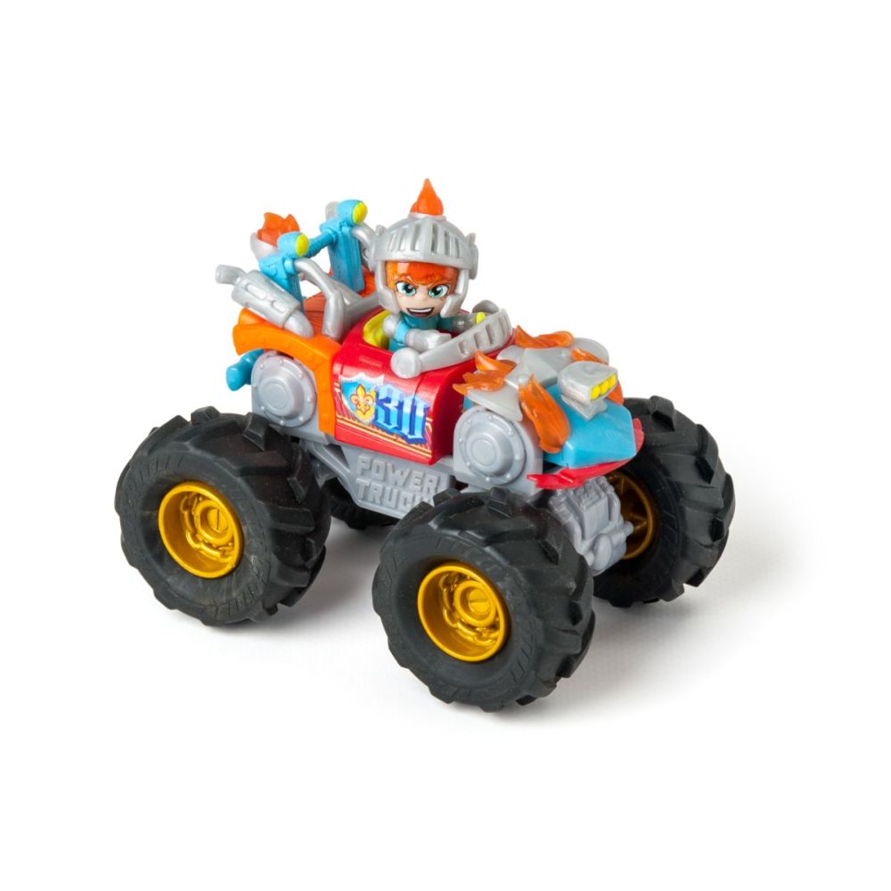 Set masinuta si figurina, T-Racers, Power Trucks Mega Striker