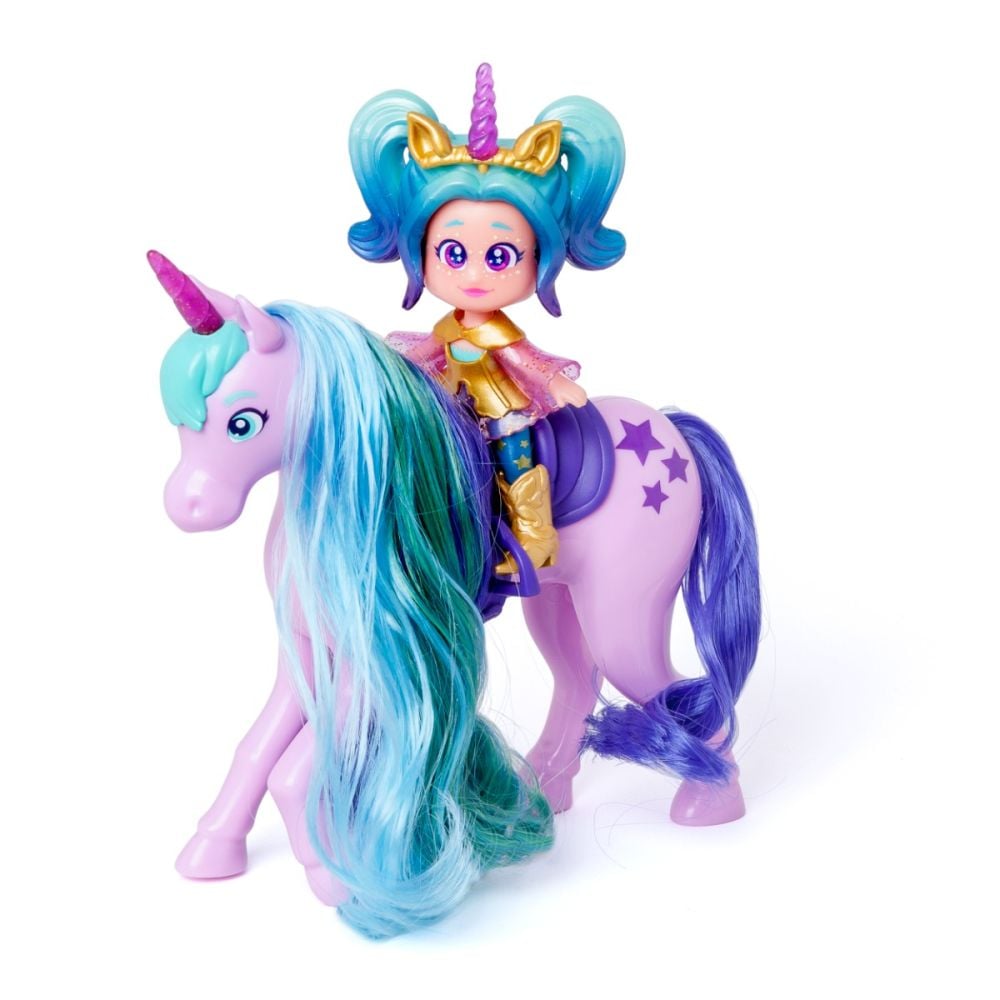 Set de joaca cu papusa Kookyloos, Aurora si Star Unicorn