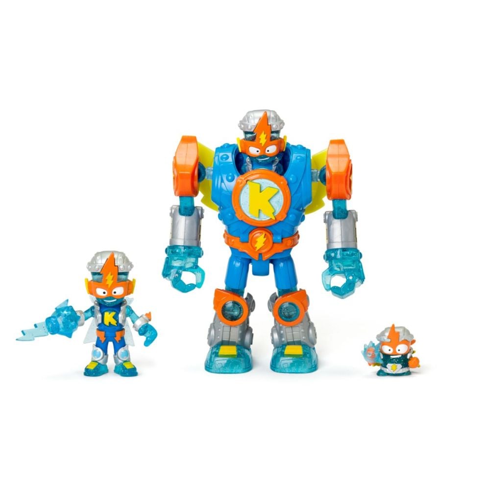 Set de joaca cu figurine si Robot Kazoom Power, Superthings, Kazoom Kid