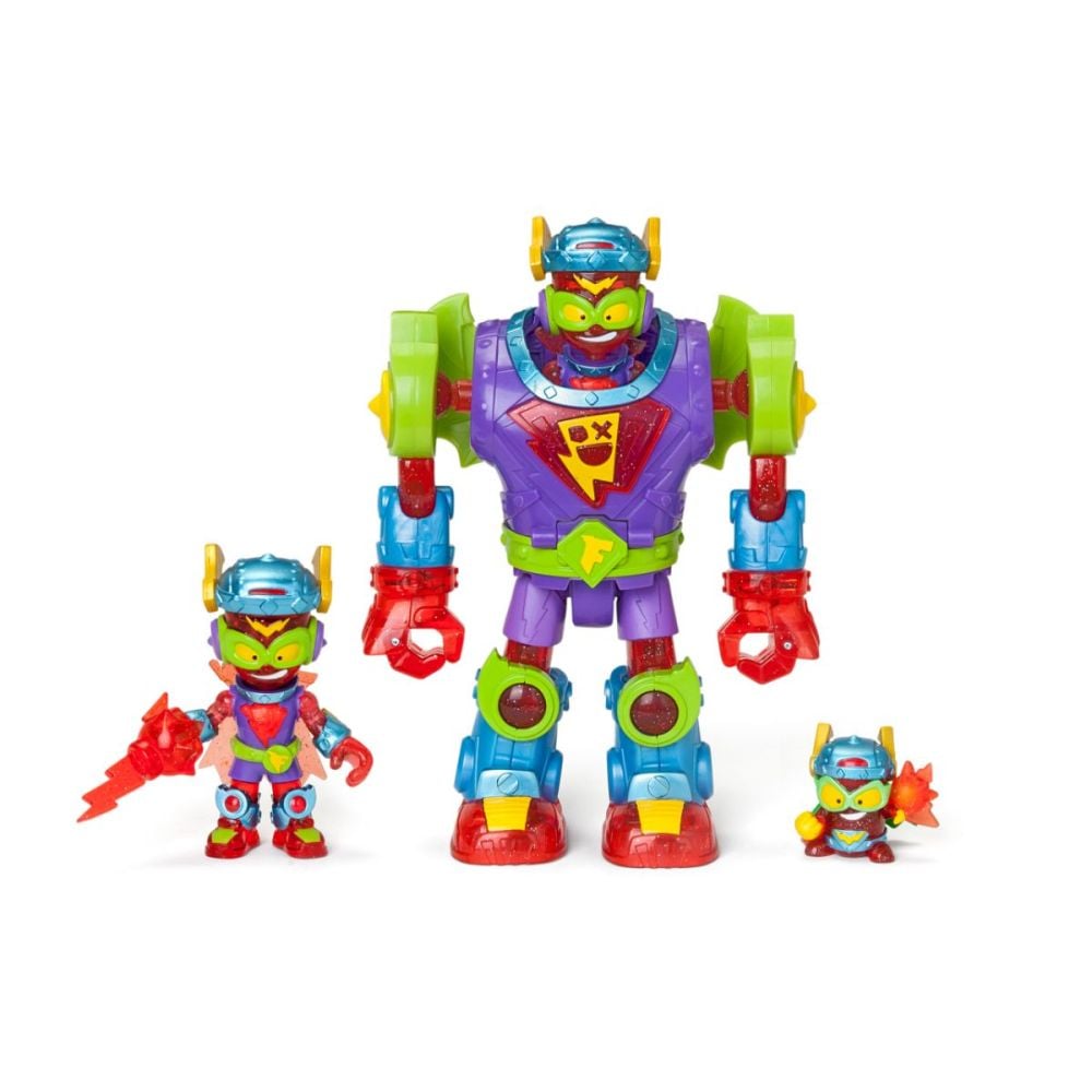Set de joaca cu figurine si Robot Fury Storm, Superthings, Kazoom Kid