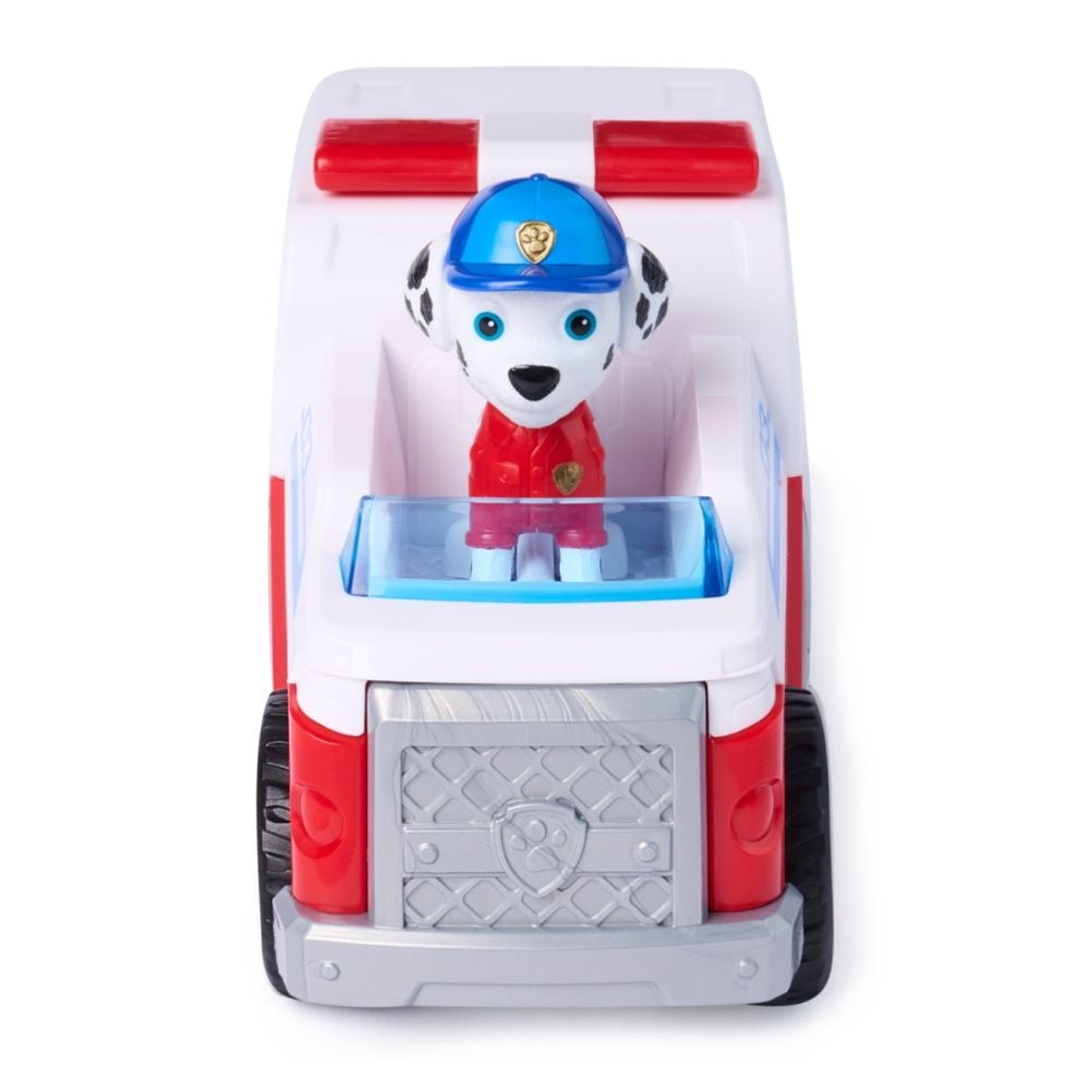 Set de joaca vehicul si figurine, Paw Patrol, Search and Rescue Responder, Marshall, 20155159
