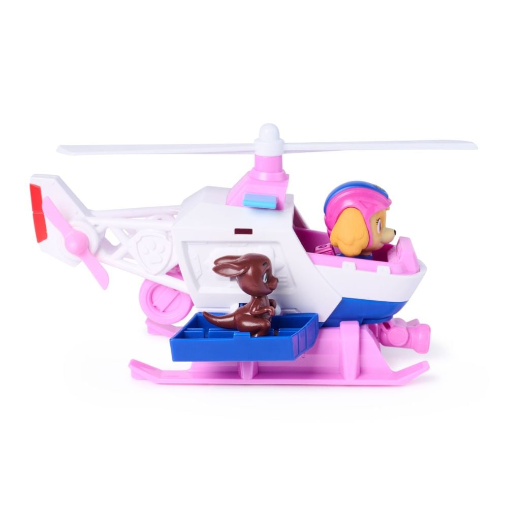 Set de joaca vehicul si figurine, Paw Patrol, Search and Rescue Helicopter, Skye, 20155160