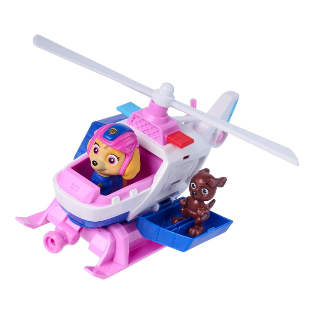 Set de joaca vehicul si figurine, Paw Patrol, Search and Rescue Helicopter, Skye, 20155160