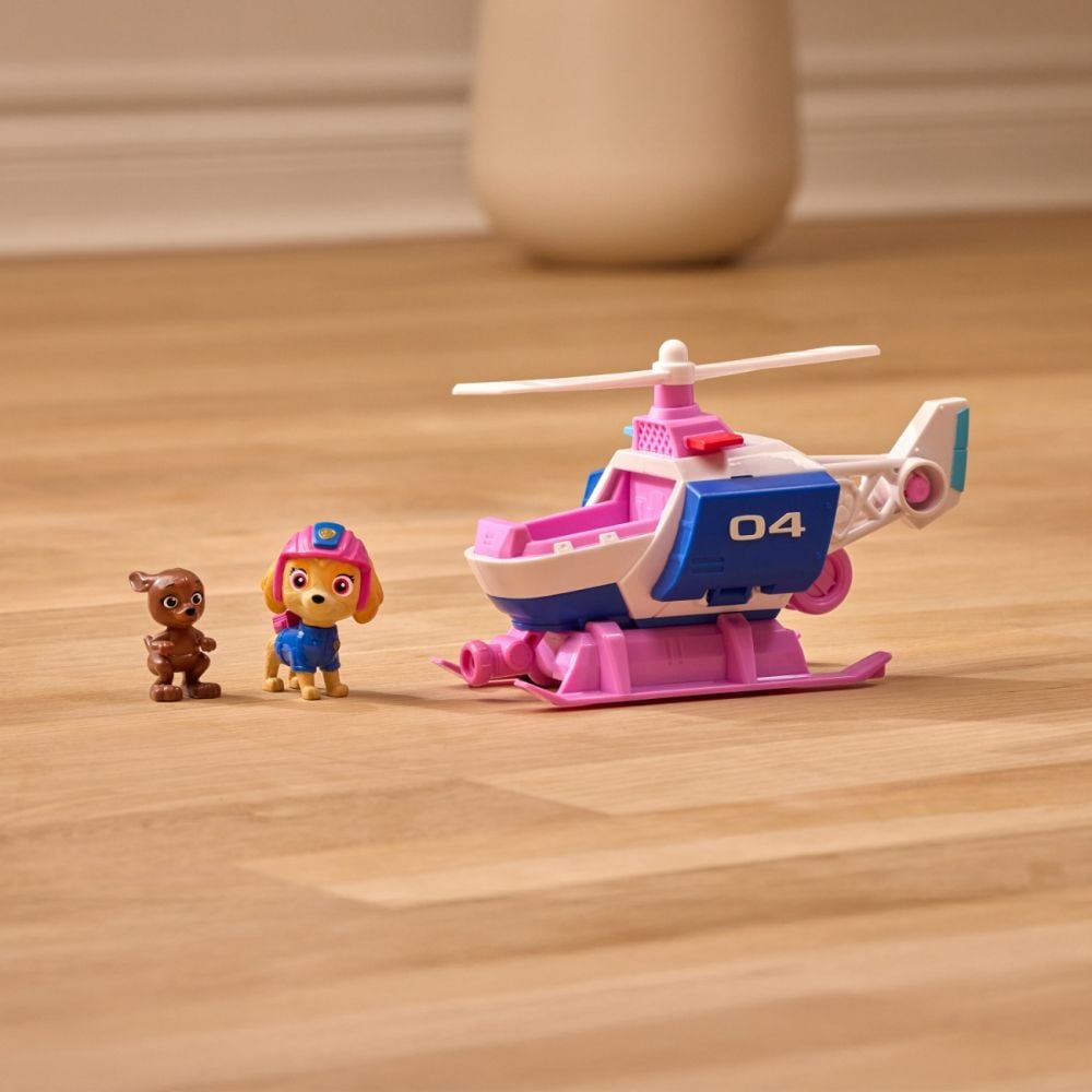Set de joaca vehicul si figurine, Paw Patrol, Search and Rescue Helicopter, Skye, 20155160