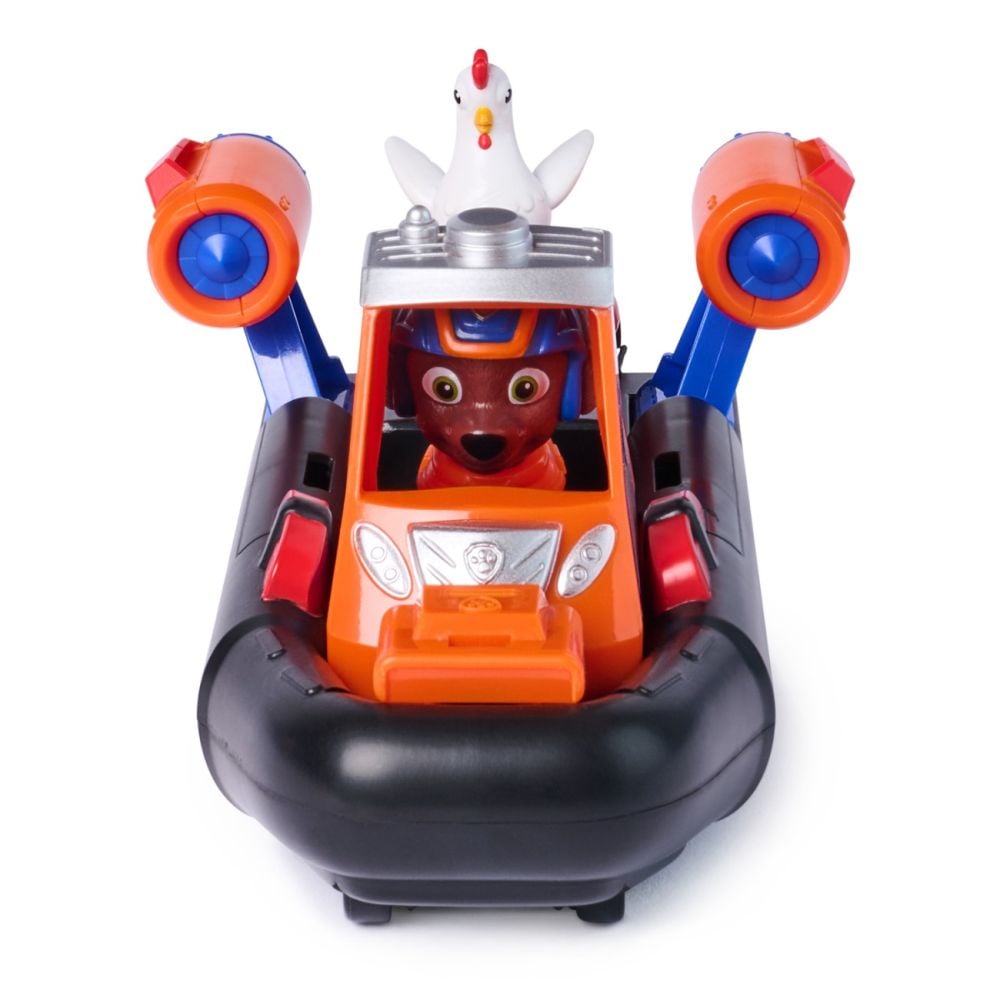 Set de joaca vehicul si figurine, Paw Patrol, Search and Rescue Hovercraft, Zuma, 20155161