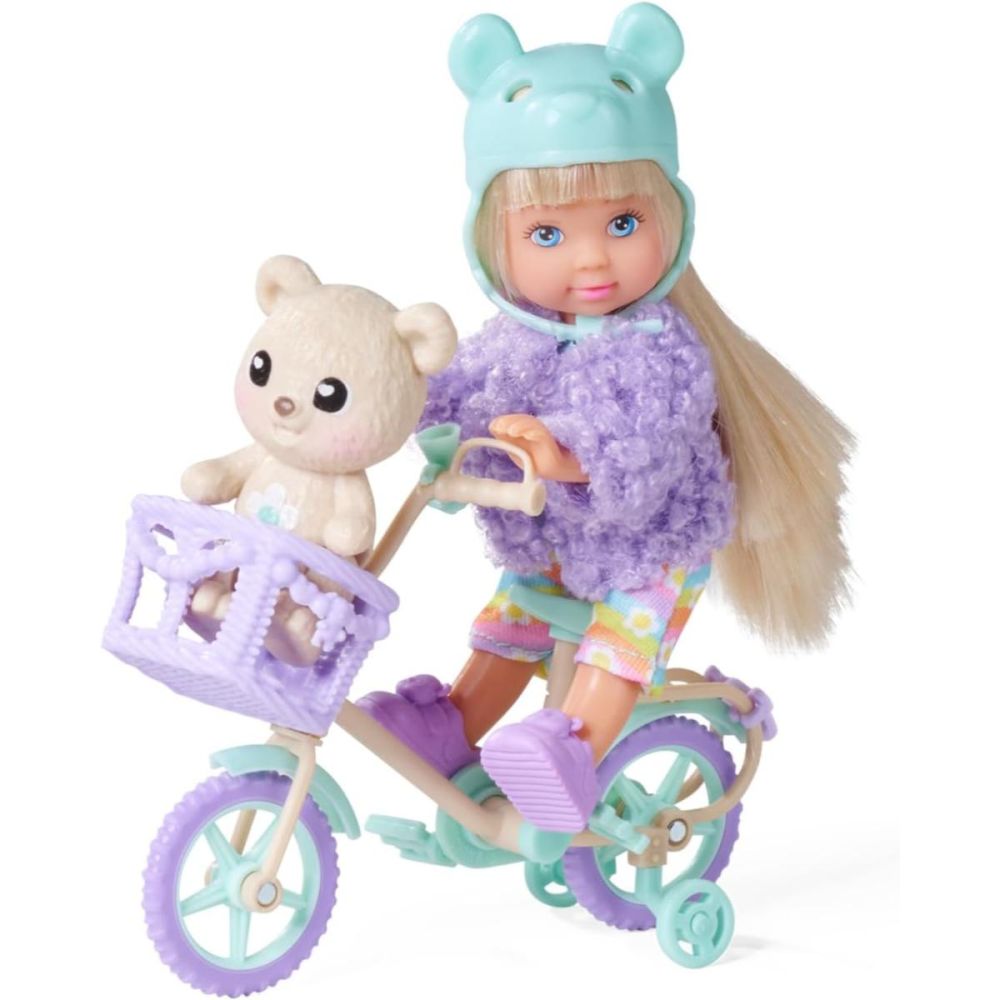 Set de joaca cu papusa, Evi Love, Teddy bike