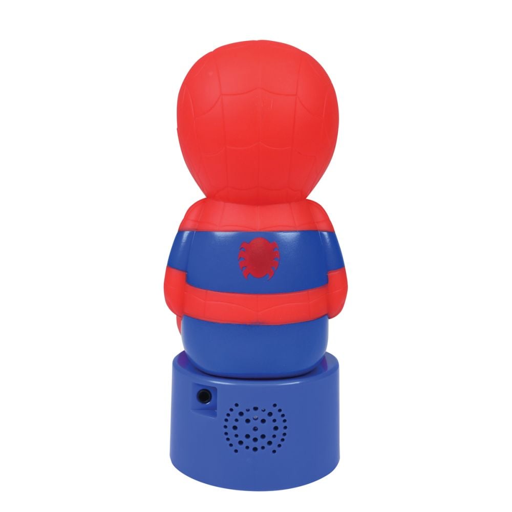 Lampa de veghe cu lumini LED si difuzor, Lexibook, Spiderman