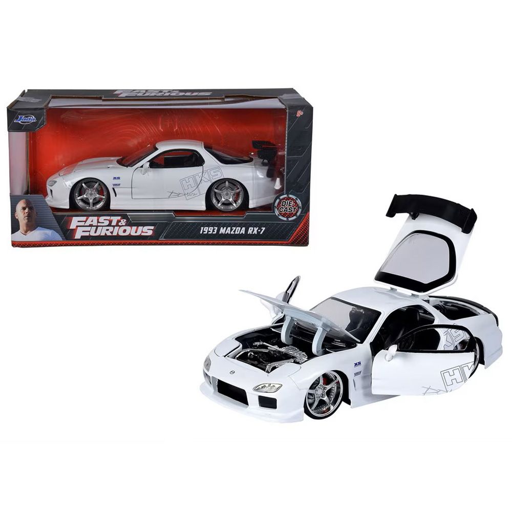 Masina din metal, Jada, Fast And Furious, Mazda Rx 7 1993, 1:24