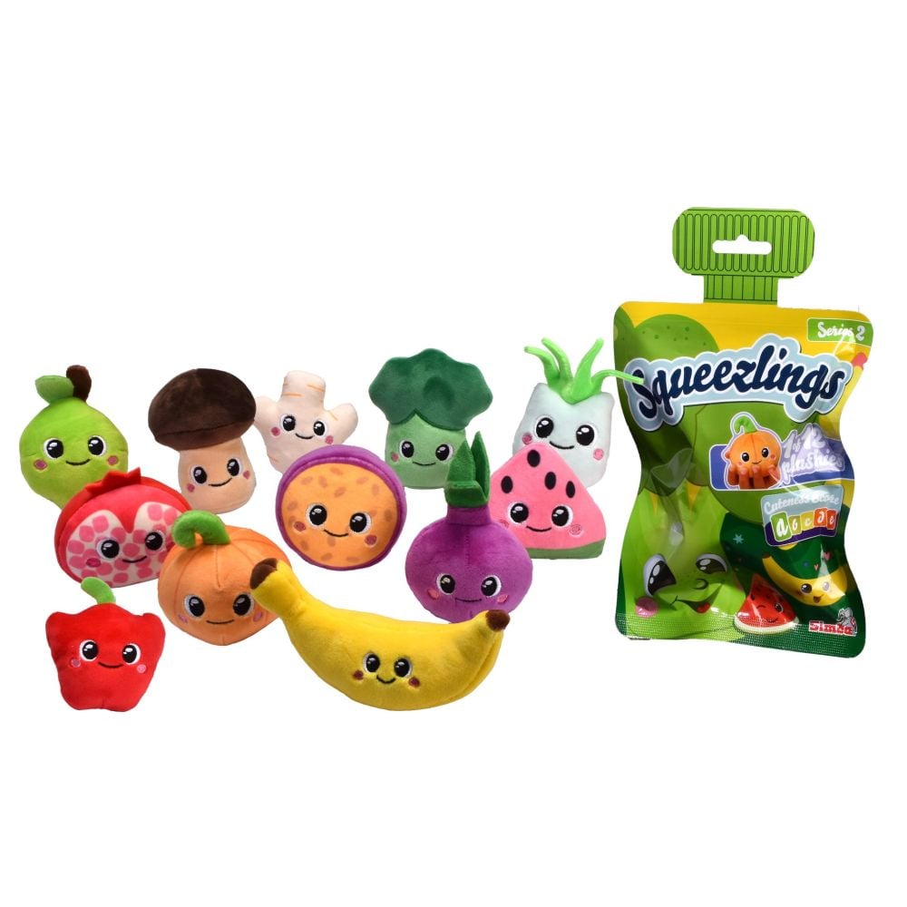 Jucarie de plus surpriza, Squeezlings, S2, 8 cm