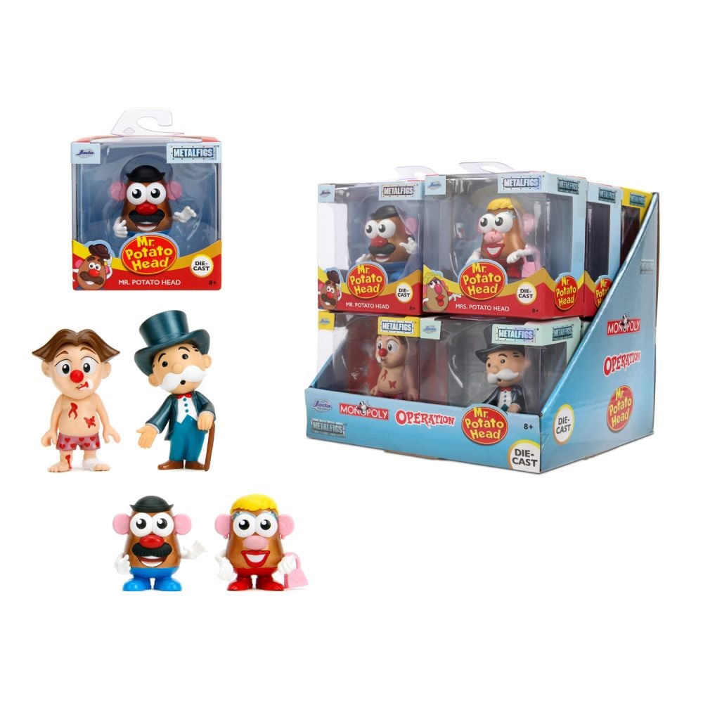Figurina metalica Jada, S1 Mrs Potato Head, 6 cm