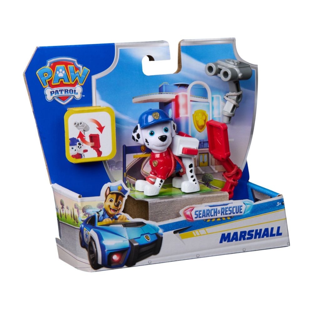 Figurina cu accesorii, Paw Patrol, Search and Rescue, Marshall, 20155503