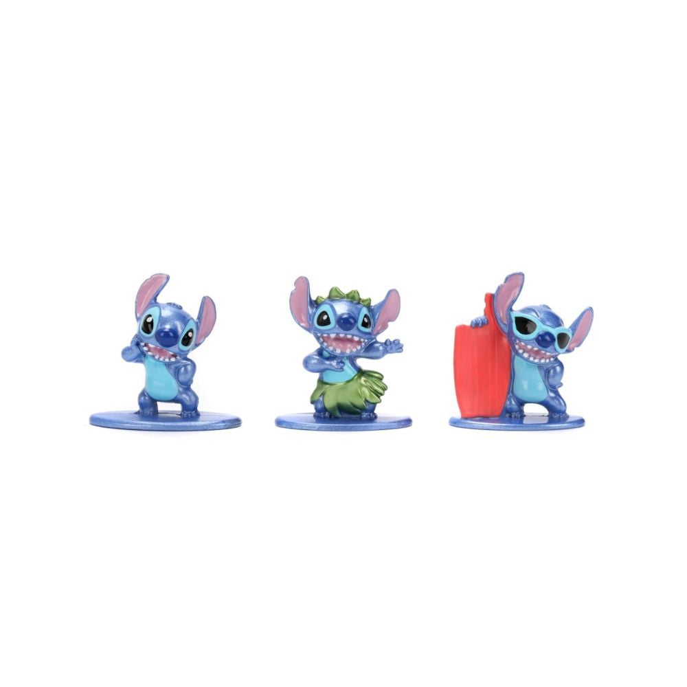 Set 3 figurine, Jada, Disney Stitch, 4 cm