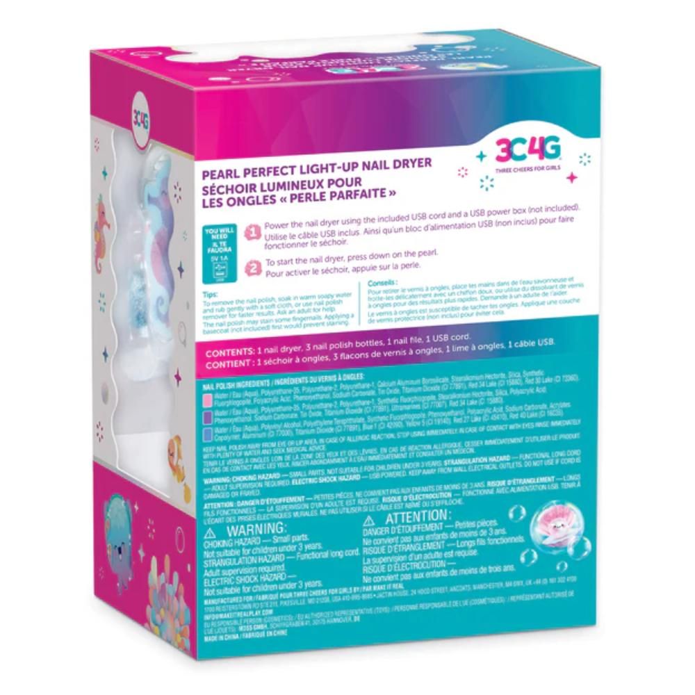 Set manichiura cu lampa, 3C4G, Pearl Perfect Light-Up Dryer