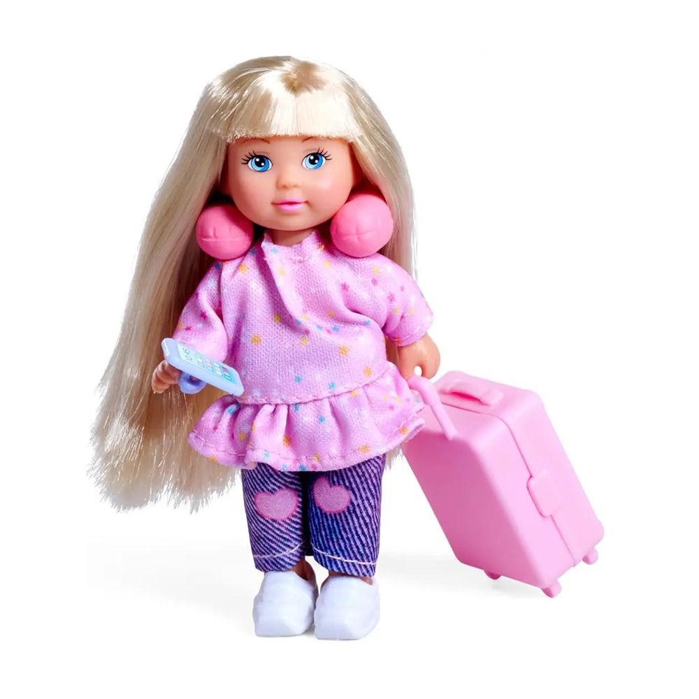 Set papusa cu accesorii, Evi Love, Travel Fun