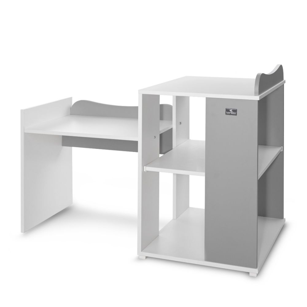 Patut modular multifunctional, Lorelli, 5 configurari diferite, 190 X 72 cm, Multi, White Stone Grey