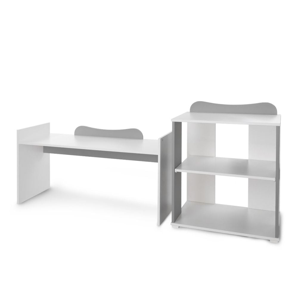 Patut modular multifunctional, Lorelli, 5 configurari diferite, 190 X 72 cm, Multi, White Stone Grey