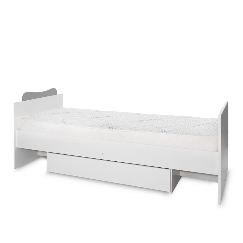 Patut modular multifunctional, Lorelli, 5 configurari diferite, 190 X 72 cm, Multi, White Stone Grey