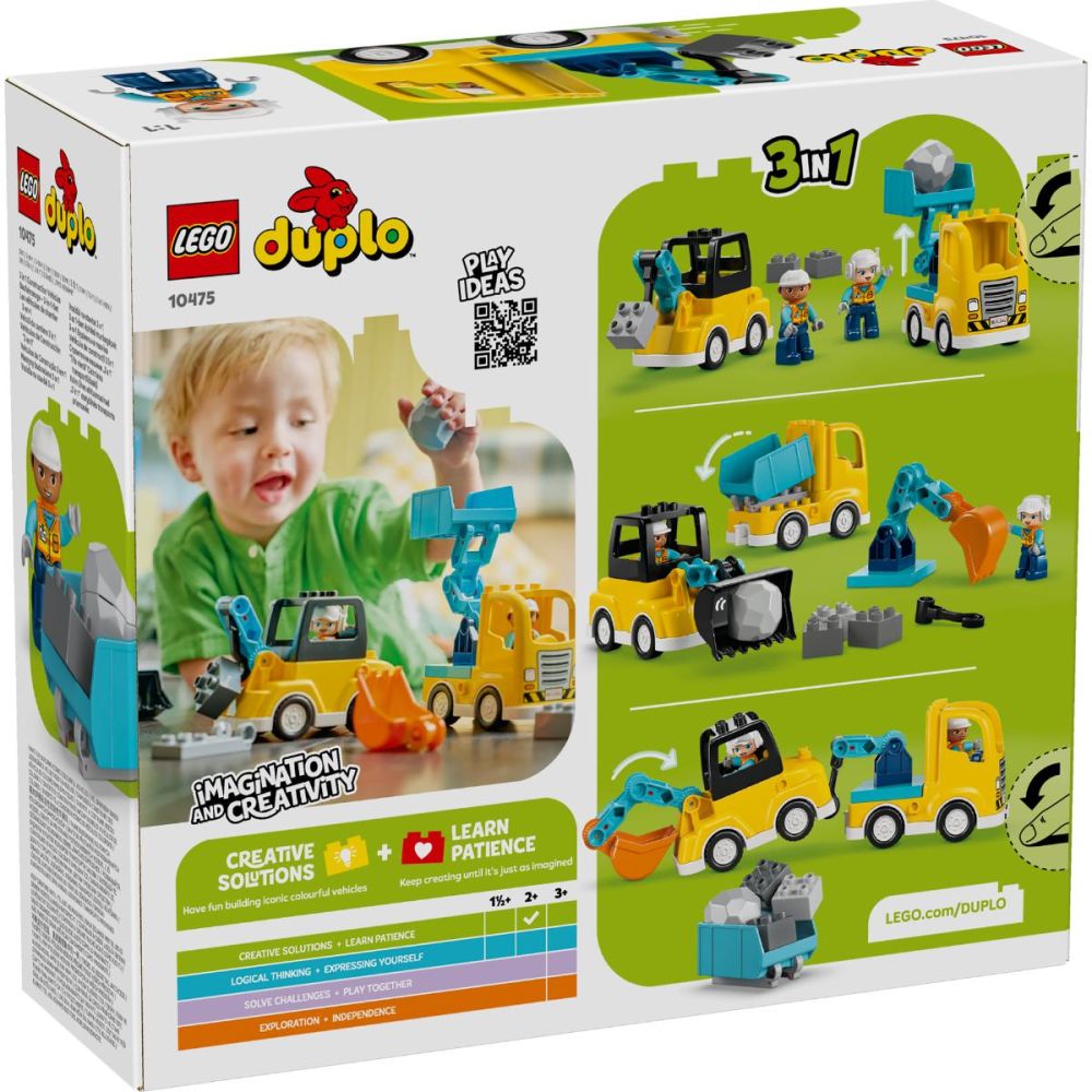 LEGO® DUPLO - Vehicule de constructii 3 in 1 (10475)