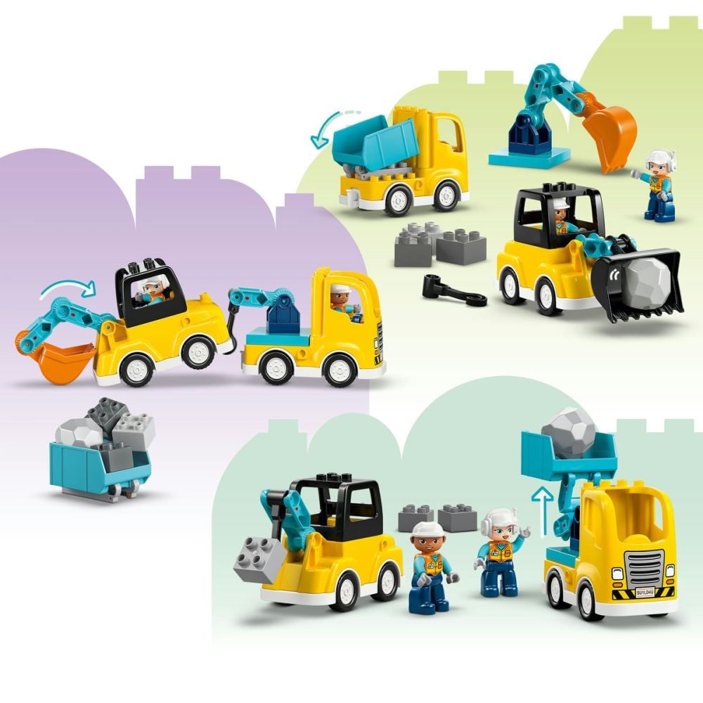LEGO® DUPLO - Vehicule de constructii 3 in 1 (10475)