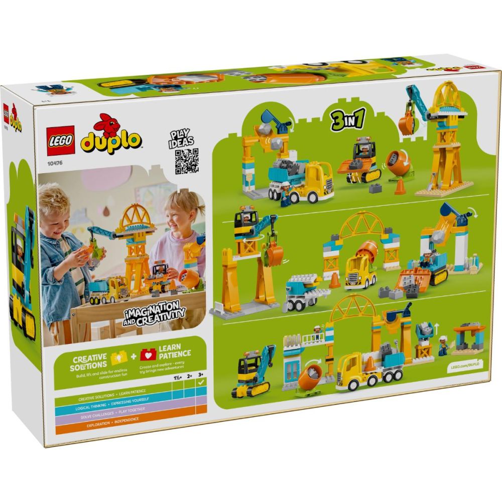 LEGO® DUPLO - Santier si vehicule de constructii 3 in 1 (10476)