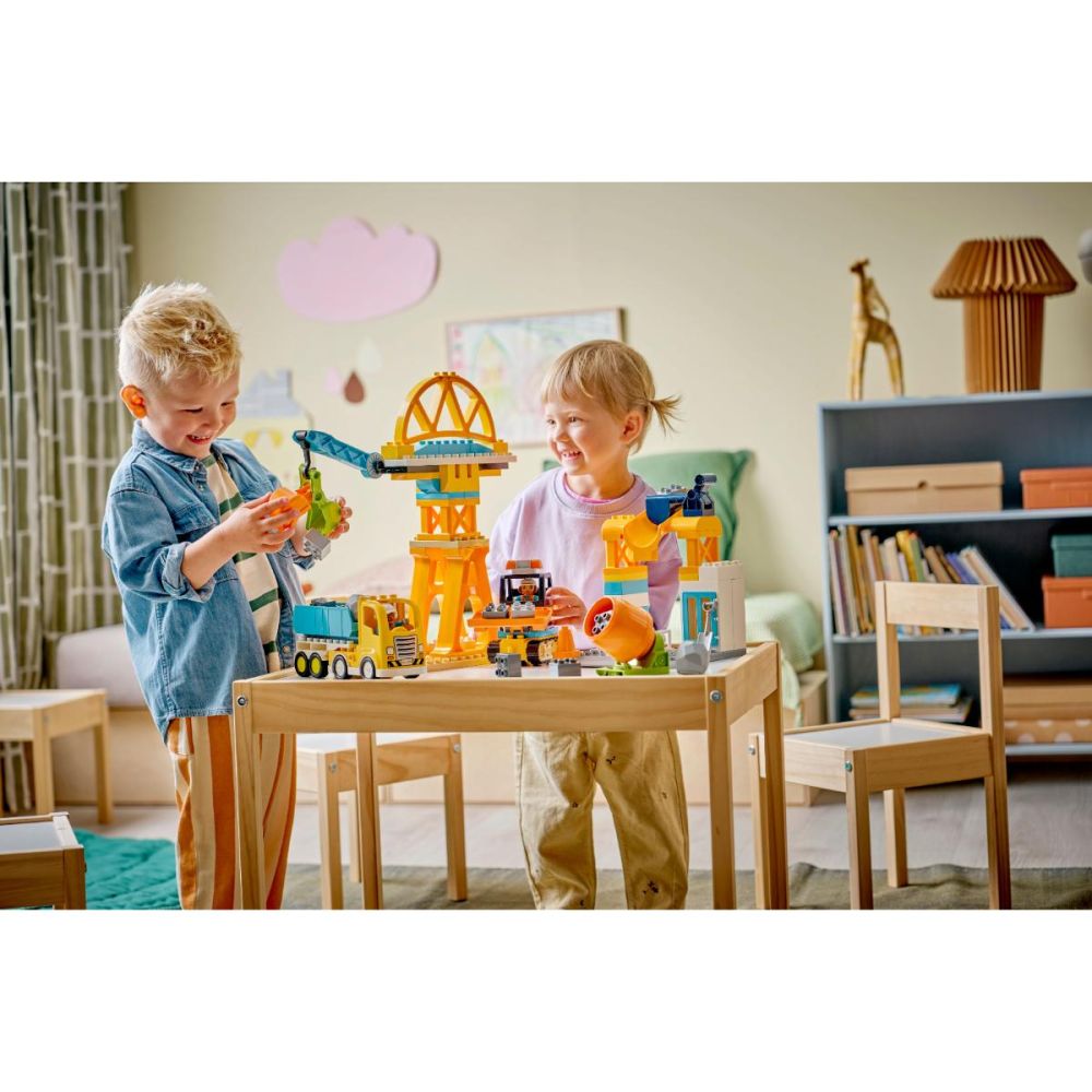 LEGO® DUPLO - Santier si vehicule de constructii 3 in 1 (10476)