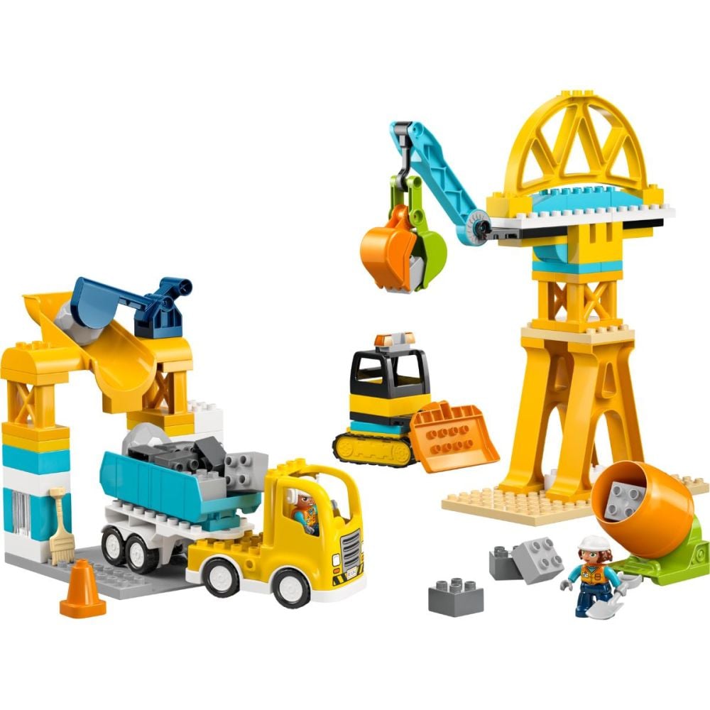 LEGO® DUPLO - Santier si vehicule de constructii 3 in 1 (10476)