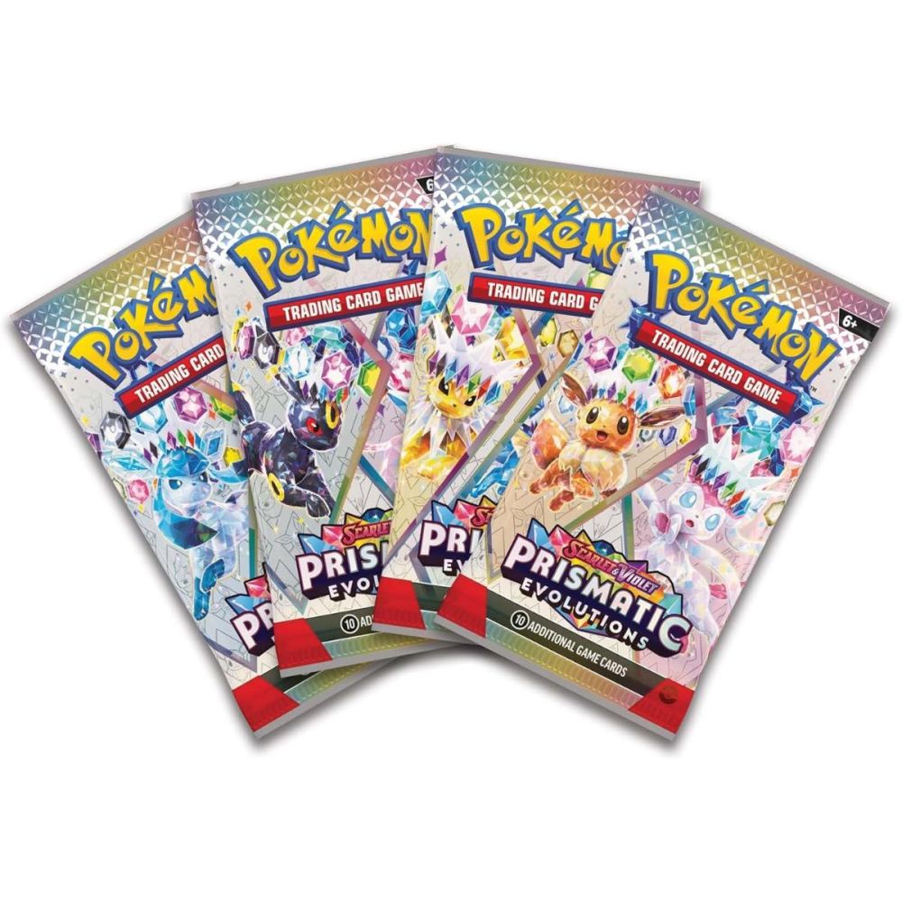 Set carti de joc, Pokemon, Scarlet & Violet 8.5, Prismatic Evolutions, Surprise Box