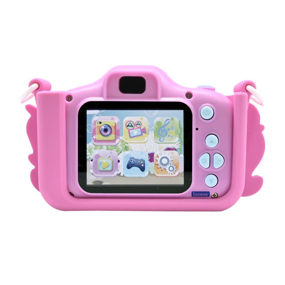 Camera digitala foto-video cu husa, Lexibook, Unicorn