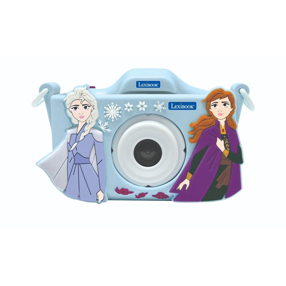 Camera digitala foto-video cu husa, Lexibook, Disney Frozen