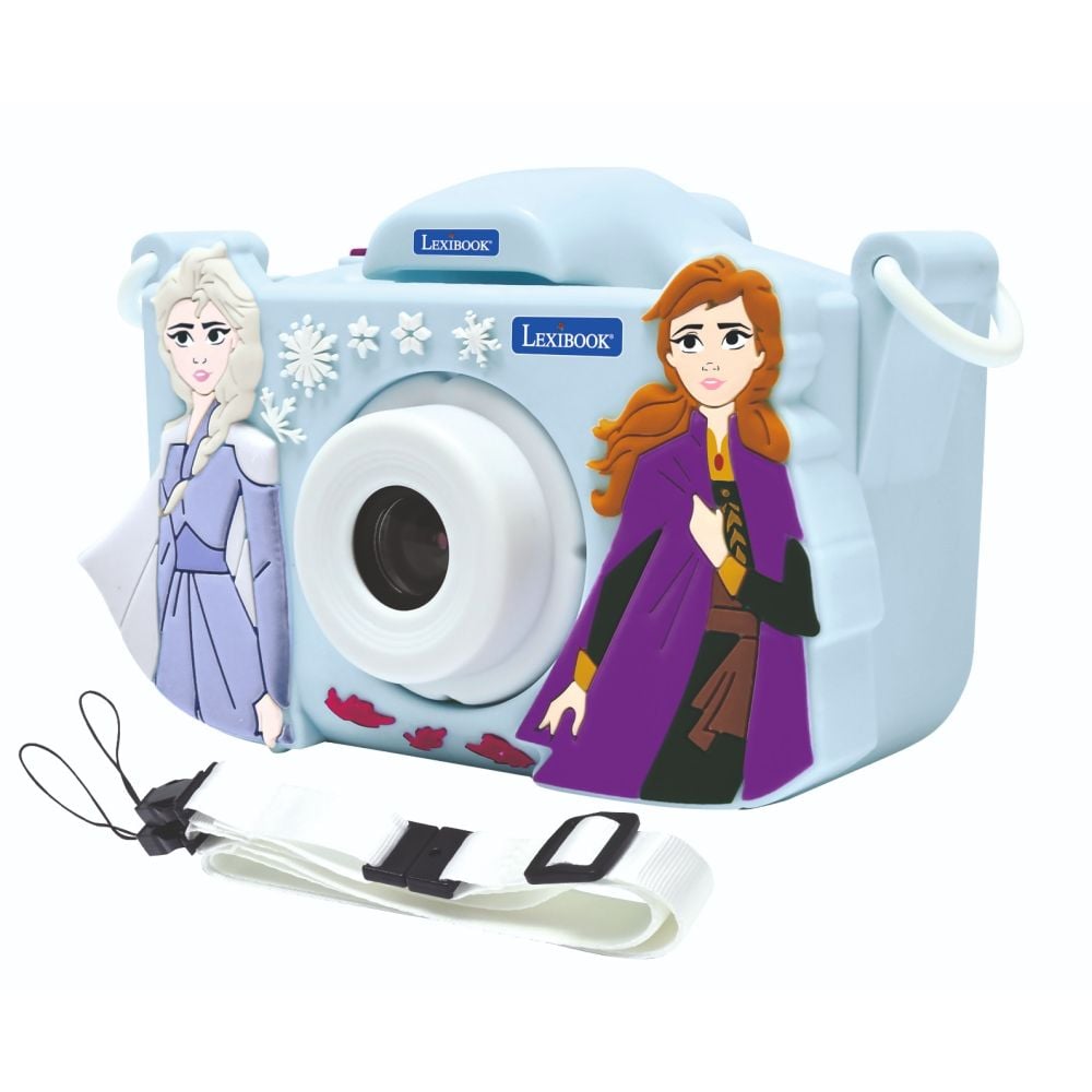 Camera digitala foto-video cu husa, Lexibook, Disney Frozen